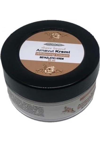 Three Brand Whitening Cream 3 Adet Arnavut Kremi 50ML Aklık Kremi ile 120ML Playboy Masaj Yağı fırsatları