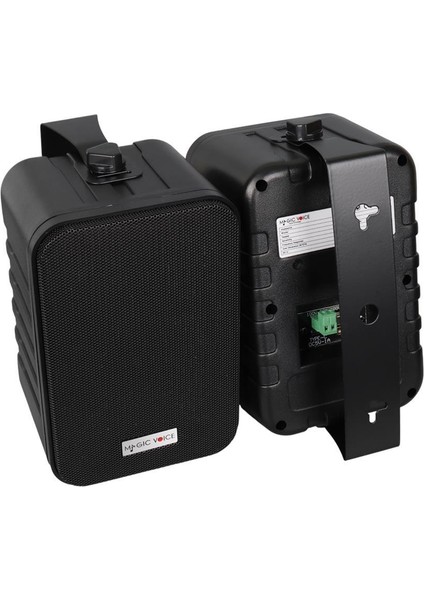 F-LHY4A 4" (10 Cm) Hat Trafolu Duvar Tipi Sütun Hoparlör (10W Rms / 150W Peak - Mp3 USB Uyumlu) Çiftli Takım Set - Siyah fiyatları