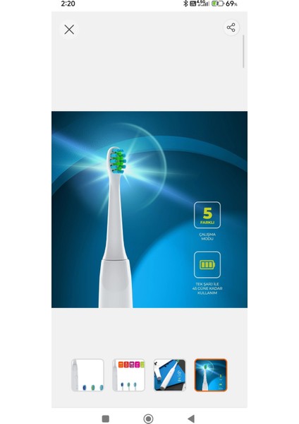 Şarjlı Diş Fırçası modelleri