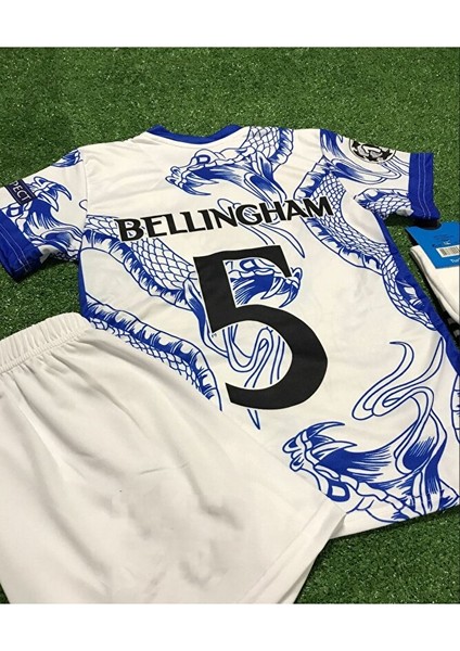 2024/25 Sezonu Jude Bellingham Yılan Desenli Konsept Çocuk Forması 4'lü Set