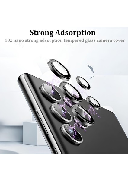 Samsung Galaxy S23 Ultra Metal Çerçeveli Kamera Koruma Lensi modelleri