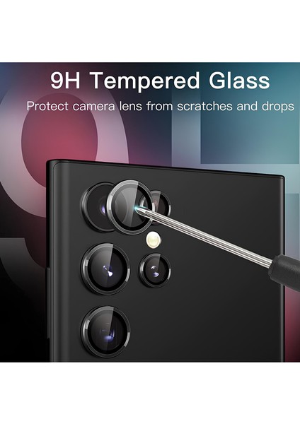 Samsung Galaxy S23 Ultra Metal Çerçeveli Kamera Koruma Lensi fırsatları