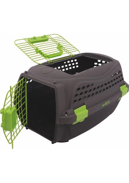 Eco Giro Carrier Kedi ve Küçük Irk Köpek Taşıma Çantası 51.6X32.7X29.6 cm Siyah/yeşil Medium fiyatları