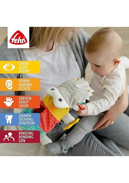 El Kuklası Bebek Oyuncak Timsahı - Çıngıraklı Pelüş Hayvan, Hışırtılı Kağıt, Diş Kaşıyıcı - Bebek Oyuncağı El Kuklası - 6 Aydan Büyük Bebekler ve Küçük Çocuklar Için Çıtırtılı Oyuncak fiyatları