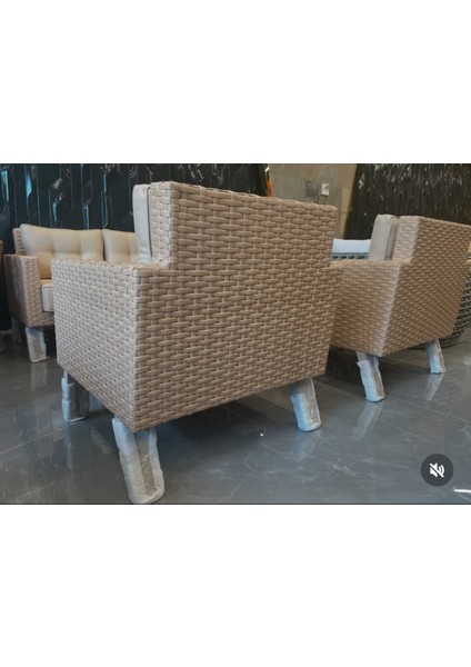 FIRSAT Nevada Premıum Hıgh Qualıty Seatıng Group Aluminium + Sentetik Rattan Nobles Concept Since1983 fiyatları