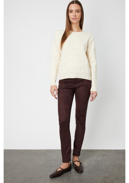 Kabartmalı Triko Kazak 66363-26K modelleri