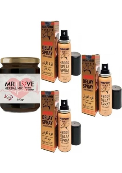 Mr. Love Mrlove Ginsengli 250 gr ve Spray 3 Adet