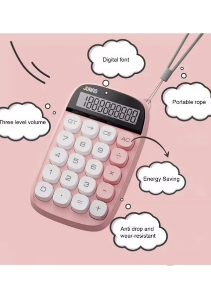 Sevimli Kare Tuşlu 10 Haneli Ldc Ekran Hesap Makinası Kahverengı modelleri