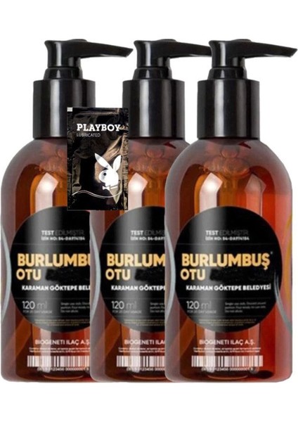 Burlumbuş Masaj Bakım Jeli 3X120 ml Vücut Için+1 Adet Jel ile