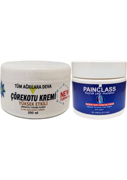 Süper Çörek Otu Kremi Xl Boy 200 ML+150 ml Painclass Kuyruk Yağı Kremi