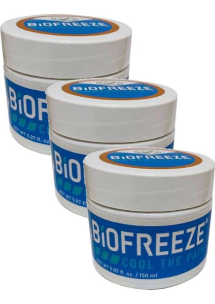 Süper Biofrezze Cool The Masaj Kremi 150 ml x 3 Ad