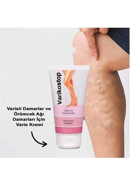 Varikostop Var.isli Damarlarıma Effektif Masaj ve Bakım Kremi 50 ml x 2 Adet modelleri