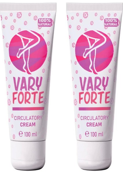 Vary Forte Tüp Krem 100 ml 2 Adet Yoğun Varislerinize Güçlü Tesirli Krem