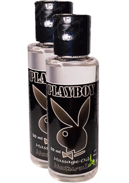 Süper Playboy Massage Oil 50ML Aromasız Masaj Yağı 2 Adet