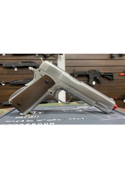 s Colt Lısanslı 1911A1 Gbb Aırsoft Tabanca - Gümüş Renk indirimleri