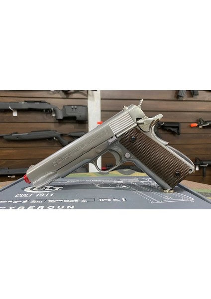 s Colt Lısanslı 1911A1 Gbb Aırsoft Tabanca - Gümüş Renk
