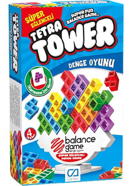 Tetra Tower Balance Game
