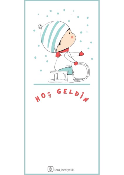 Hoş Geldin Bebek Erkek Çocuk Kart ve Çikolata 35ADET