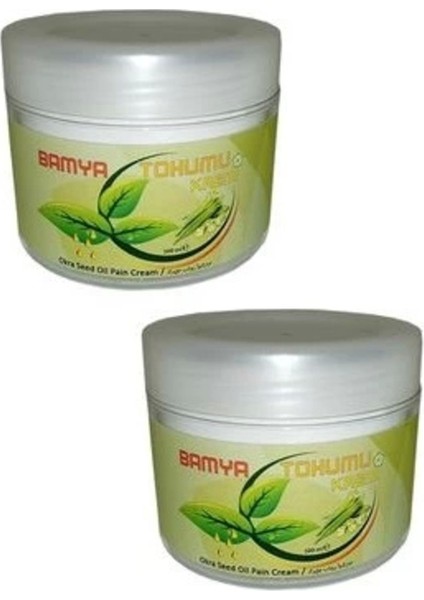 Bamya Tohumu Kremi Rahatlatma Masaj Kremi 100 ml x 2