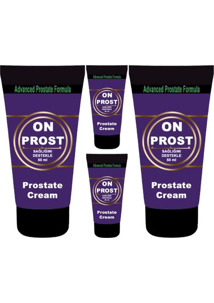 Süper Onprost Cream 50 ml 4 Adet Erkeklere Özel Sorununa Destek Krem