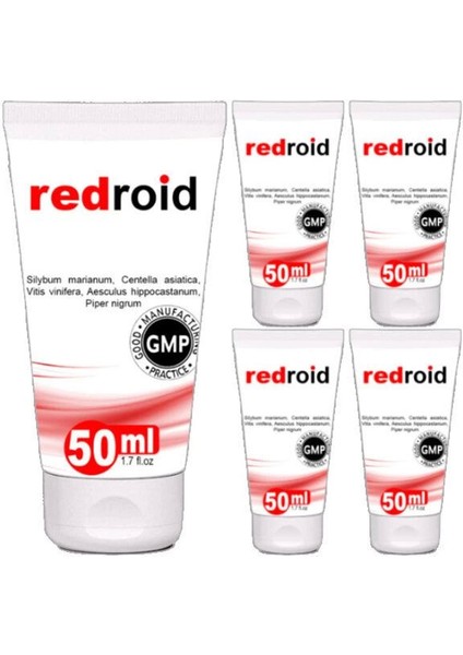 Redroid Rahatlatıcı Bakım Masaj Kremi 5X50 ml