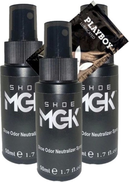 Shoe 3 Tane Birden 50 ml Ölçek Ayak Kokusuna ve Ayakkabılara Bakım Spreyi + Yanında Jel