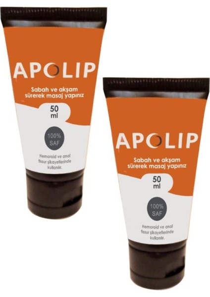 Apolip Hızlı Etkili Rahatlatıcı Kremi 50ML 2 Adet