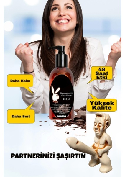 Chocolate Massage Oil 120 ml Çikolata Aromalı Vücut Masaj Yağ