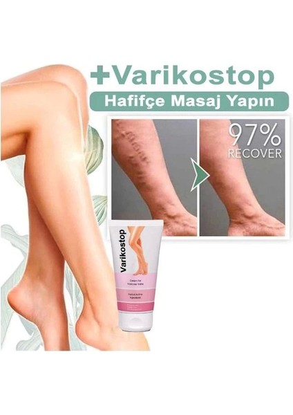 Süper Varikostop Var.isli Damarlarıma Effektif Masaj ve Bakım Kremi 50 ml x 2 Adet fiyatları