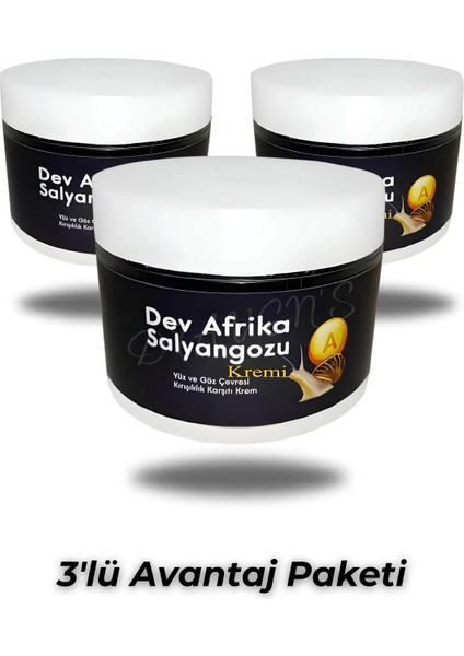 Süperr Markalar Das Dev Arfrika Salyangozu Kırışıklık Yara Iltihap Karşıtı Krem 100 ml x 3 Adet