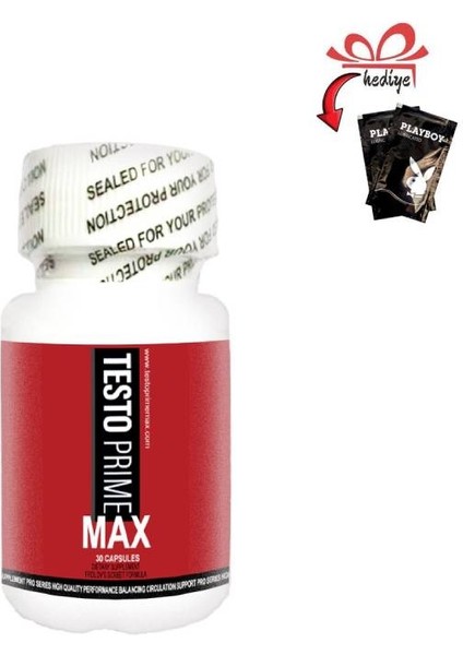 Testo Prime Max Erkeklere Özel Her An Maksimum Limit 30’lu x 1 Adet
