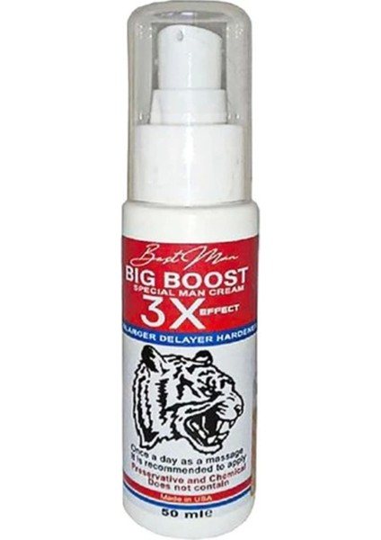 Süper Bigboost Cream 50 ml Erkeklere Özel 3xeffect Canlandirici Krem
