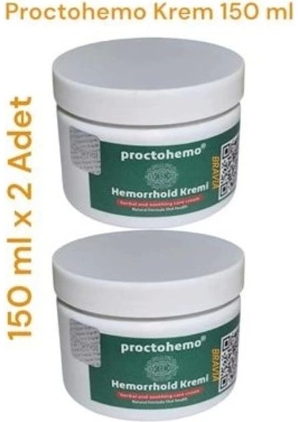 Proctohemo Rahatlatıcı Krem 150 ml x 2 Adet