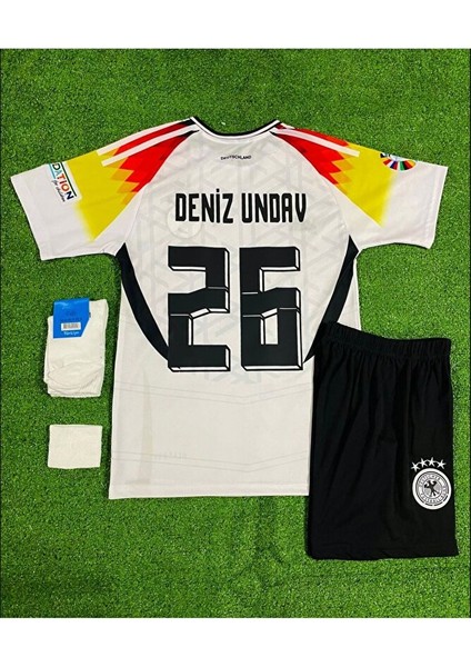 Almanya Euro 2024 Deniz Undav Iç Saha Çocuk Forması 3'lü Set modelleri