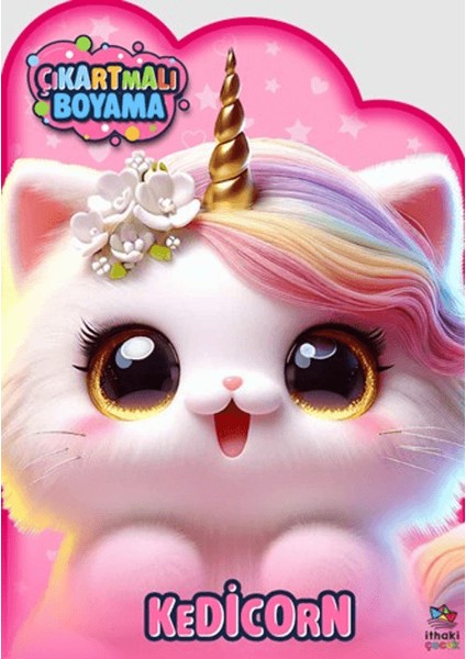 Kedicorn Zamanı – Çıkartmalı Boyama Kitabı