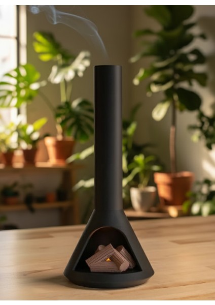 Mini Şömine Görünümlü Dekoratif Tütsülük | Dekoratif alev efektli fiyatları