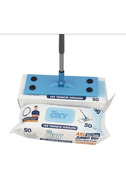 Mr.oxy Mopa Uyumlu Yer Temizlik Havlusu 50' Li ( Mop Hediyeli Set ) fiyatları