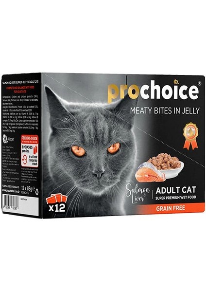 Somon ve Cigerli Family Pack Konserve Kedi Maması 1 Adet 12X85 gr