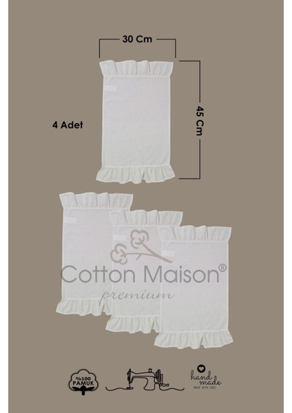 Amerikan Servisi Fırfırlı Retro 4 Lü fiyatları