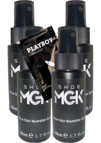 Süper Shoe 4 Tane Ayak Kokusu 50 ml Ölçek Ayakkabılara Bakım Spreyi + Yanında Jel