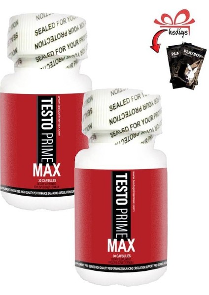 Testo Prime Max Erkeklere Özel Her An Maksimum Limit 30’lu x 2 Adet