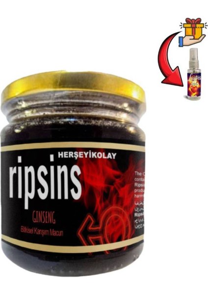 Ripsins Çoban Çökertenli Erkeklere Özel Güçlenme Destekleyici Ürün 240 gr x 1 Ad + Lustra Masaj Yağı