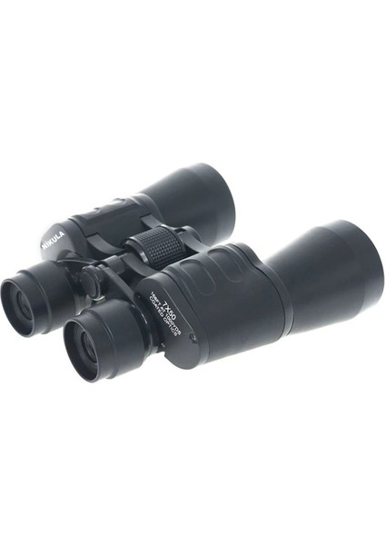 7X50 Kauçuk Kaplamalı Mavı Cam Mercekli Dürbün