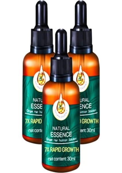 Essence Parlak Uzun Sağlam Saçlar ve Sakallar Serumu 3ADETX30 ml Ölçeğinde Natural Essence