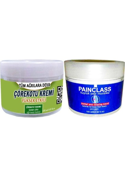 Çörek Otu Rahatlatıcı Krem 150 Ml+Painclass 100 ml Kuyruk Yağı Kremi