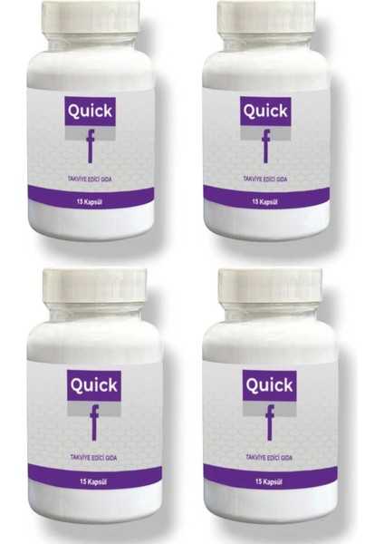 Quick F 15'li Destekleyici Seti x 4 Adet