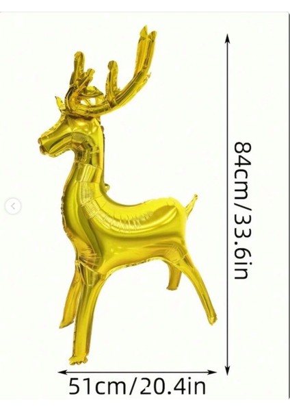 Küçük Gold Ayaklı Geyik Folyo Balon fiyatları