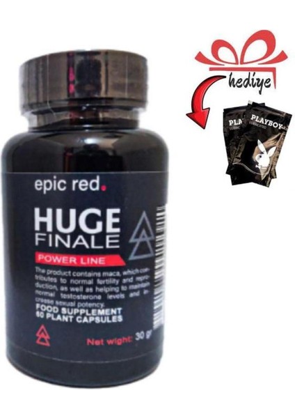 Huge Final Erkekler Için Destekleyici 60'lı x 1 Ad+Kayganlaştırıcı Jelle