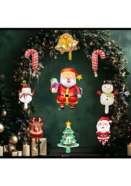 9’lu 16” Yılbaşı Set Folyo Balon