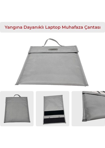 Yangına Dayanıklı Laptop Muhafaza Çantası